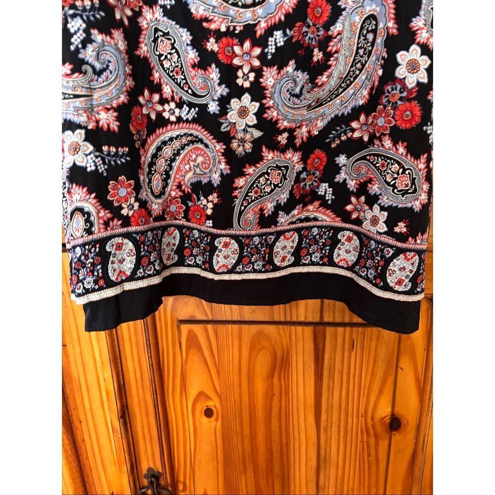 J. Jill Paisley Print Split Back Dress - Picture 2 of 5